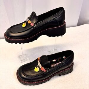 Hello Kitty chunky black loafers